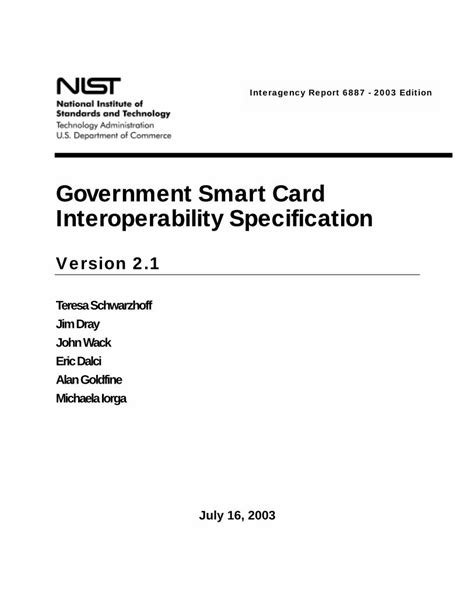 nist smart card|NIST.gov .